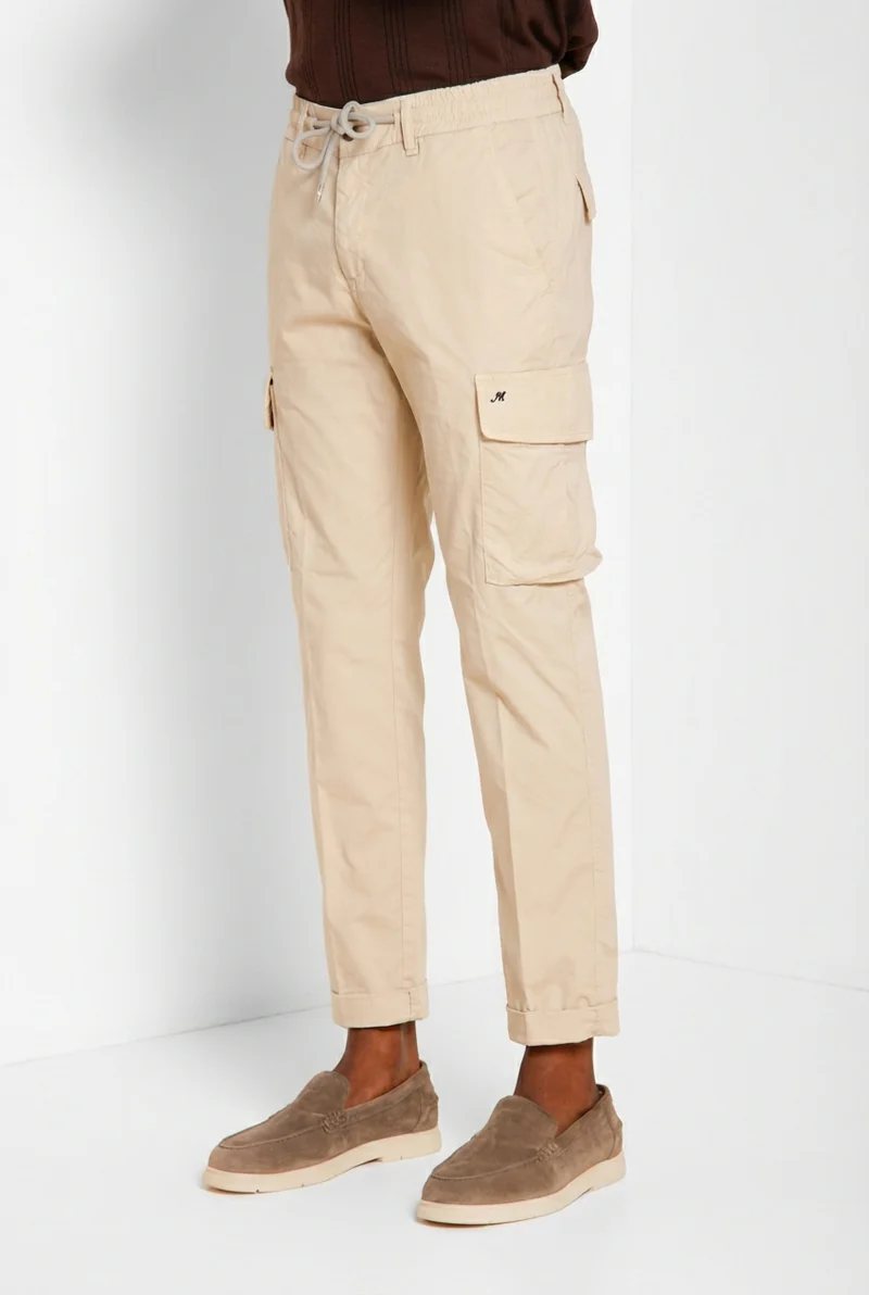 Chile Jogger pantalon cargo homme en toile parachute lyocell et coton extra slim fit