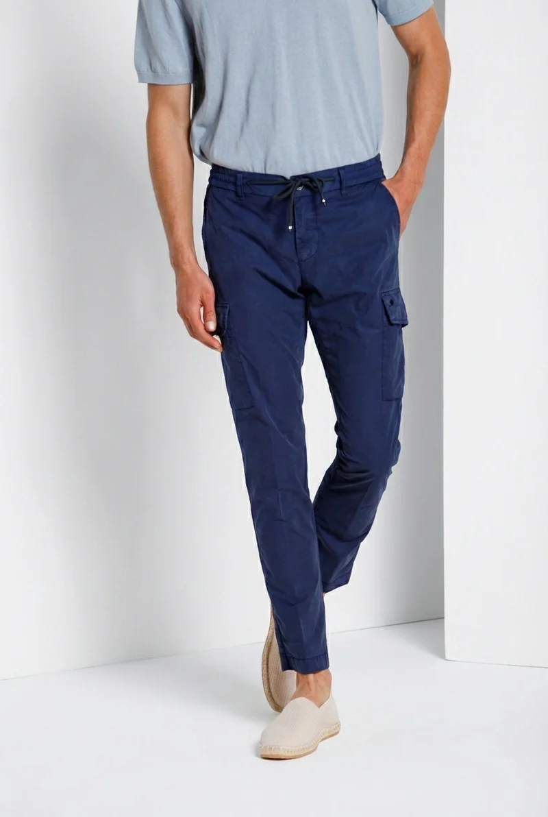 Chile Jogger pantalon cargo homme en toile parachute lyocell et coton extra slim fit
