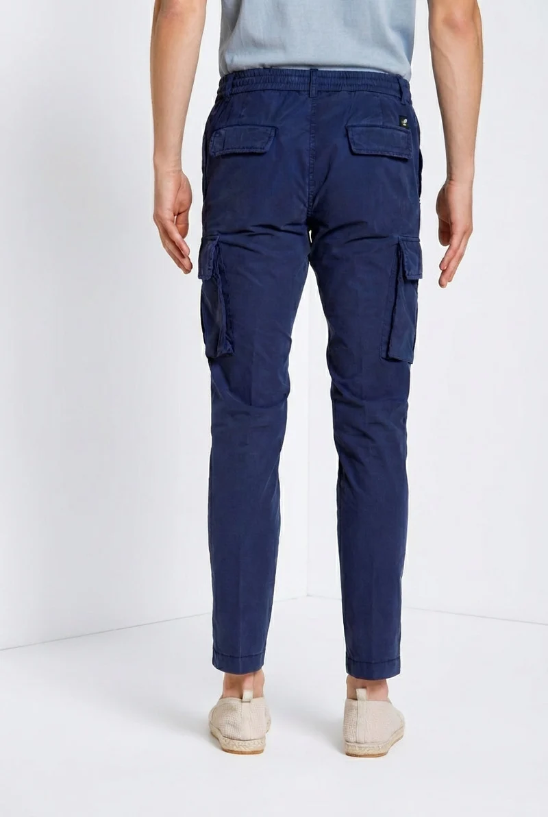 Chile Jogger pantalon cargo homme en toile parachute lyocell et coton extra slim fit