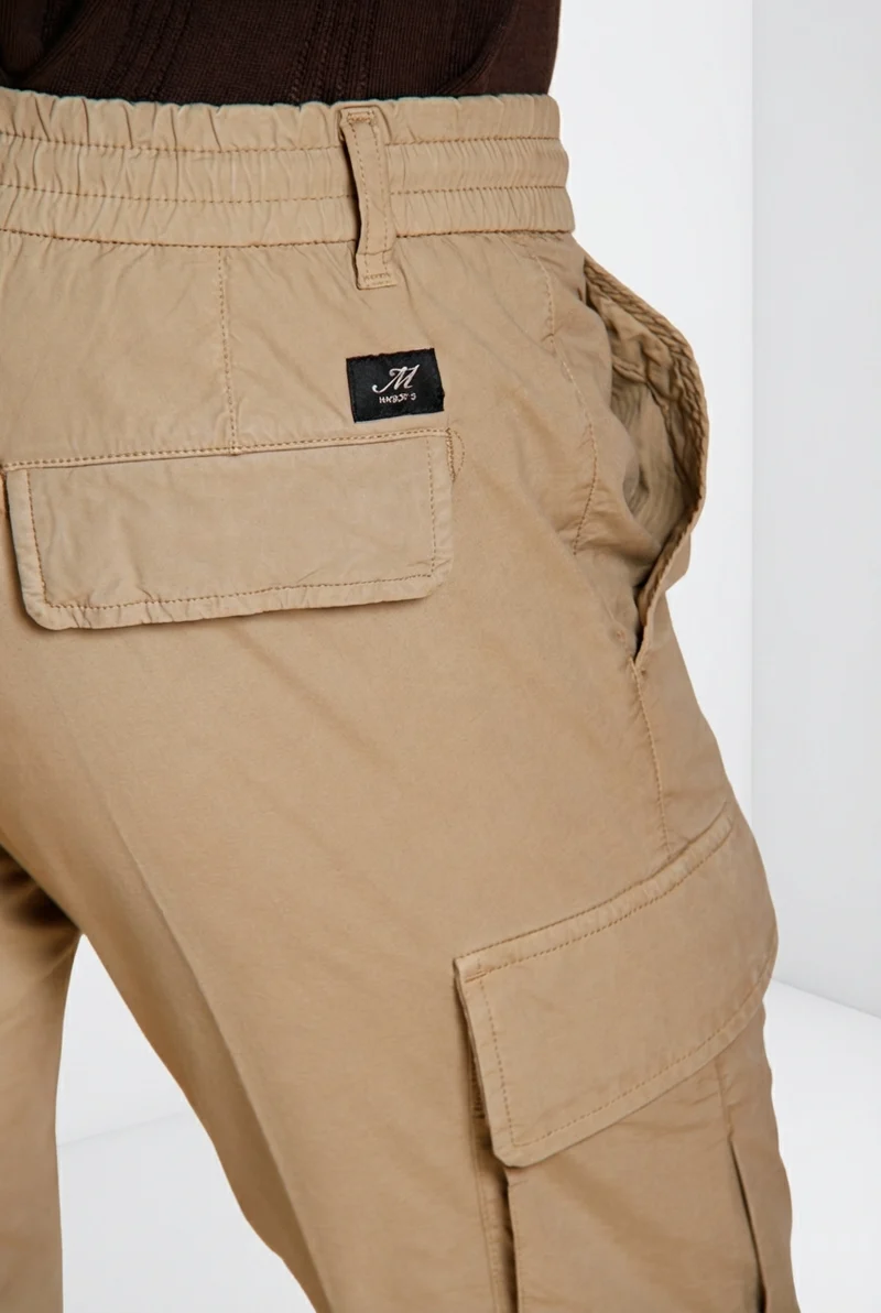 Chile Jogger pantalon cargo homme en toile parachute lyocell et coton extra slim fit