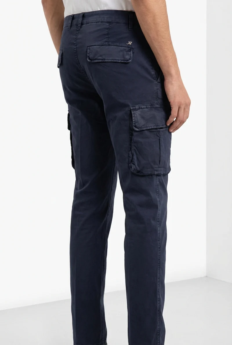 Chile pantalon cargo homme en gabardine stretch regular fit