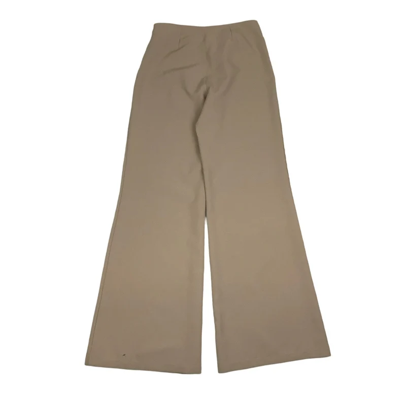 Vintage 90s 00s ‘Only’ Beige Wide Leg Trousers 8 10