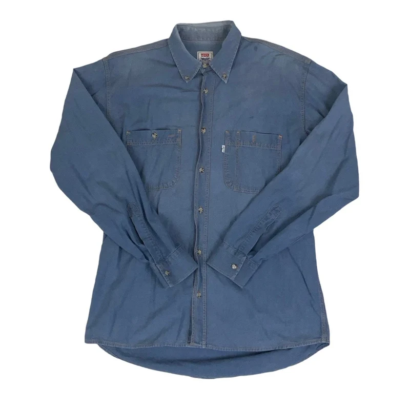 Vintage 90s Levi’s Long Sleeve Denim Shirt M L