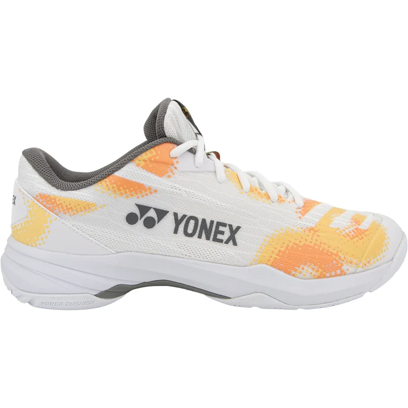 CHAUSSURES YONEX HOMME INDOOR PC CASCADE ACCEL WHITE ORANGE