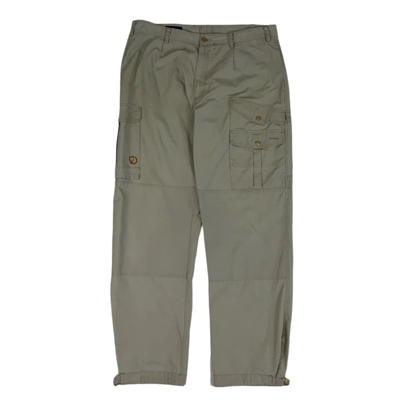 Vintage Fjällräven Cream Outdoor Cargo Trousers W36 L33