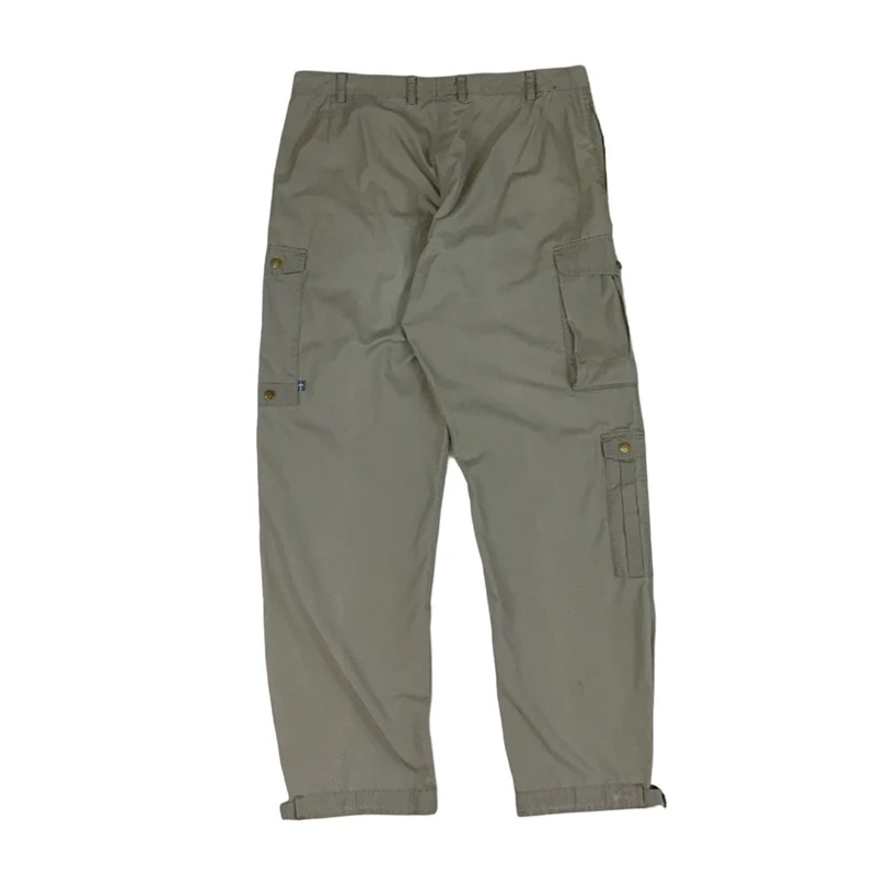 Vintage Fjällräven Cream Outdoor Cargo Trousers W36 L33