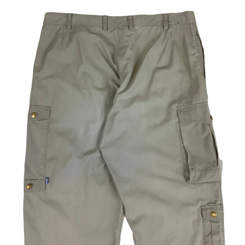 Vintage Fjällräven Cream Outdoor Cargo Trousers W36 L33