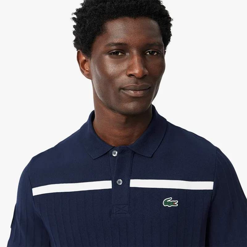 POLO LACOSTE HERITAGE PLISSE