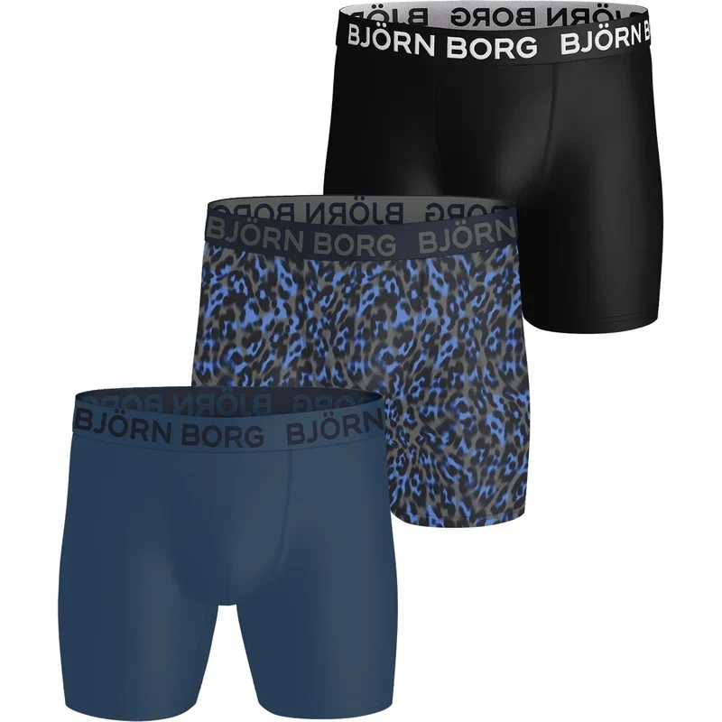 PACK DE 3 BOXERS BJORN BORG SPORTS MICROFIBRE