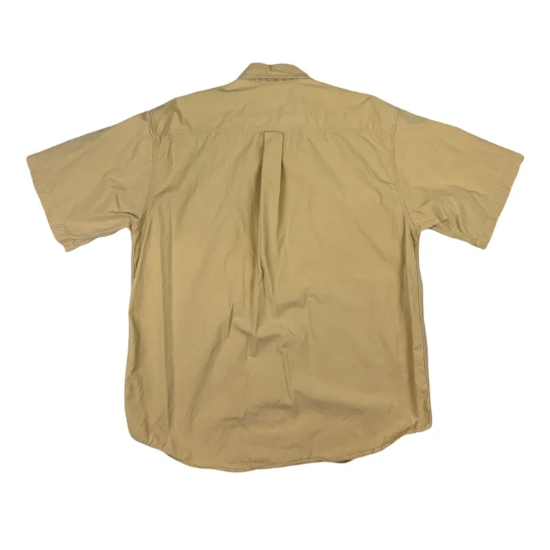Vintage Tan Carhartt Work Wear Double Pocket Shirt M L