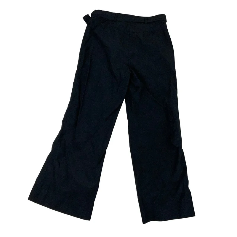 Vintage Y2K 90s Maxi Me Black Japanese Embroidered Cargo Joggers 36W 30L
