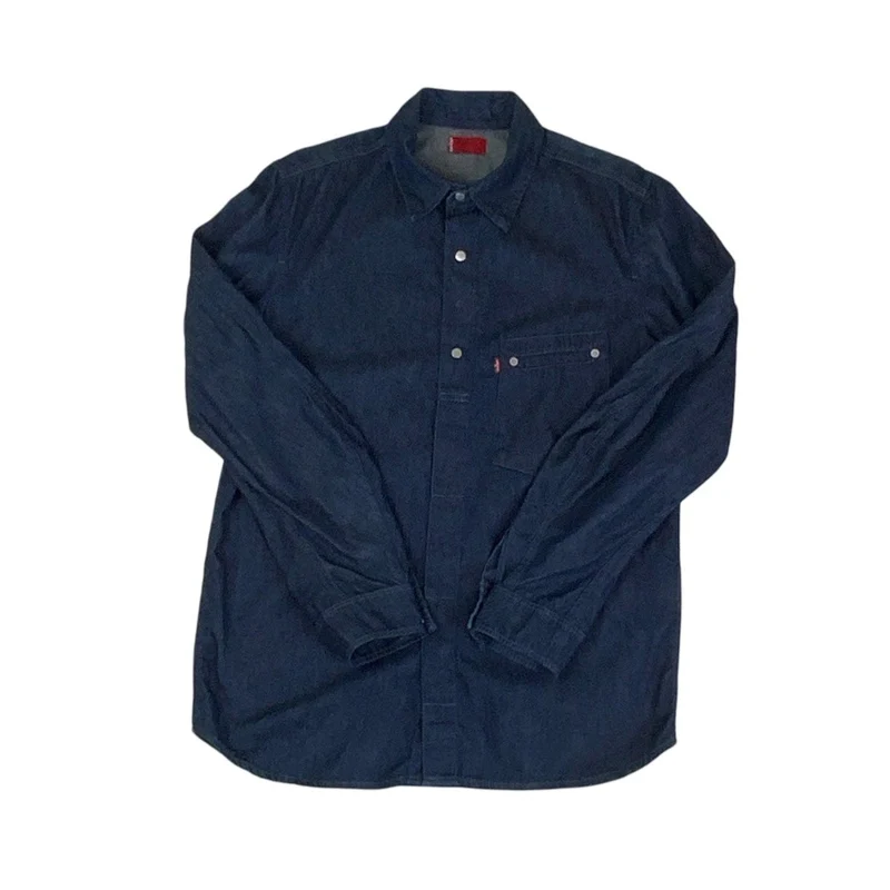 Vintage 90s 00s y2k Levis Red Tab Denim Shirt S M
