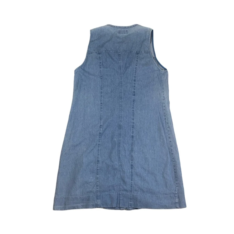 Vintage 90s ‘Apocalypse’ Sleeveless Floral Embroidered Midi Summer Dress M 14 16