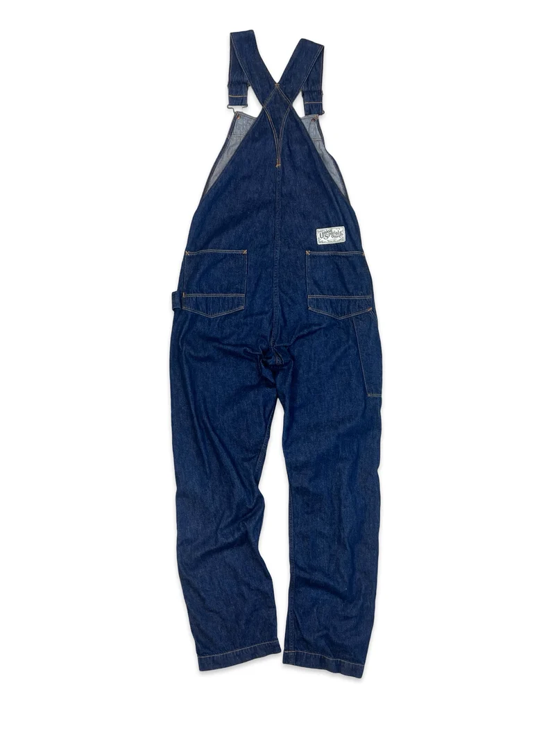 Denim Workwear Double Knee Dungarees 34W 35L