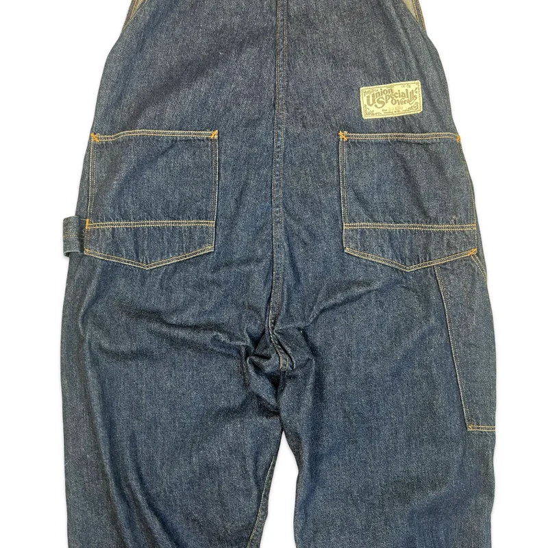 Denim Workwear Double Knee Dungarees 34W 35L