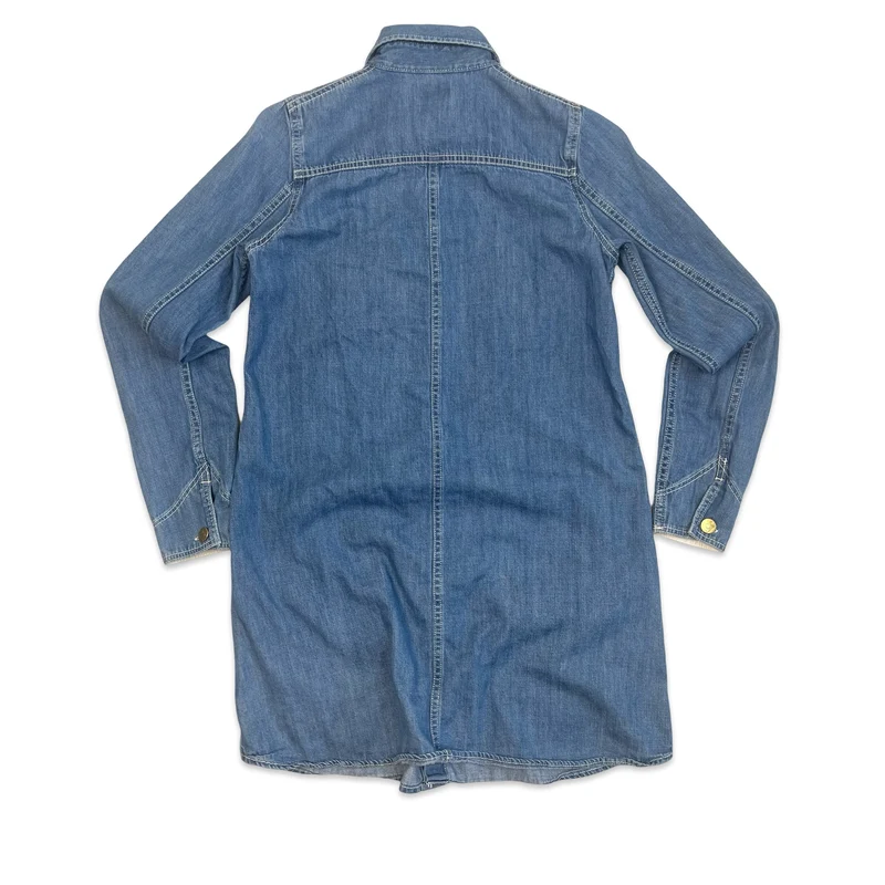 Lee Union Made Denim Shirt Midi Dress 6
