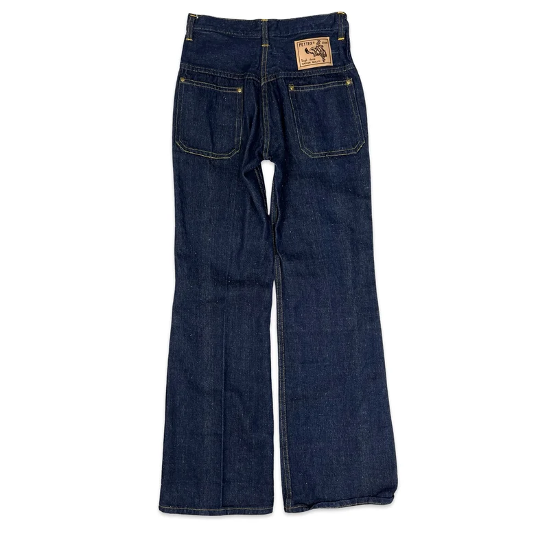 Vintage 90s Dark Blue Bootcut Jeans 10