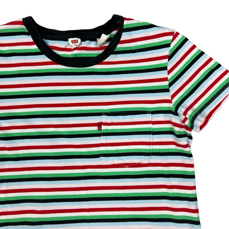 Levi's Striped Multicolour Pocket Tee XS