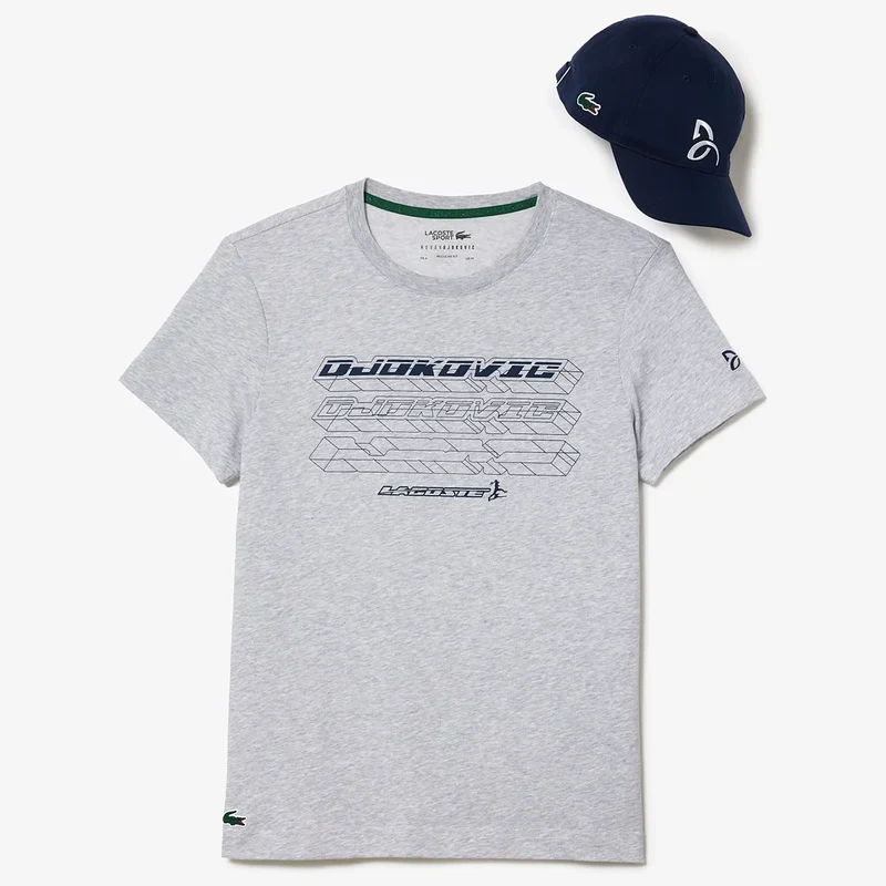 PACK FAN LACOSTE DJOKOVIC CAPSULE T-SHIRT + CASQUETTE