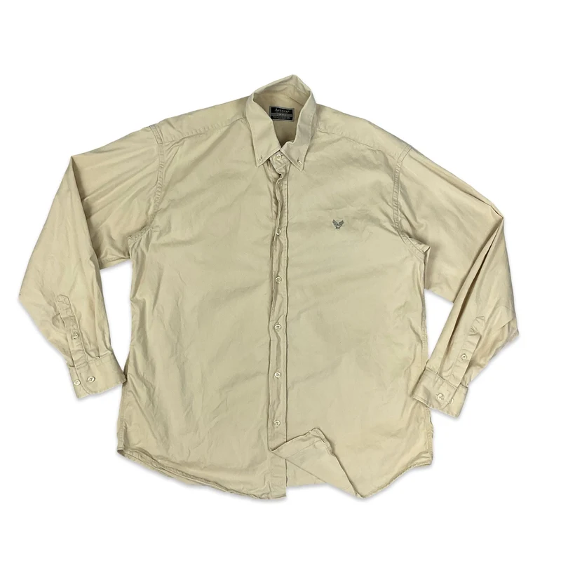 Avirex Beige Button-up Shirt L XL
