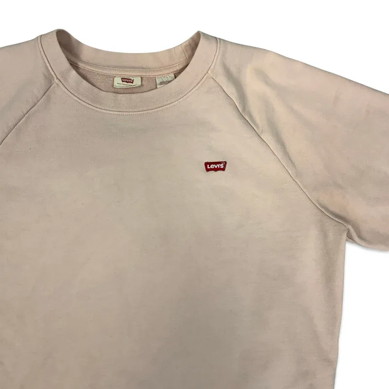 Levi's Pink Crew Neck Sweatshirt S M
