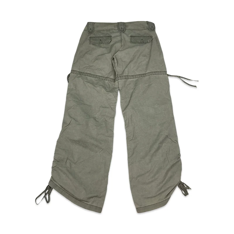 Y2K Grey Cargo Trousers 14