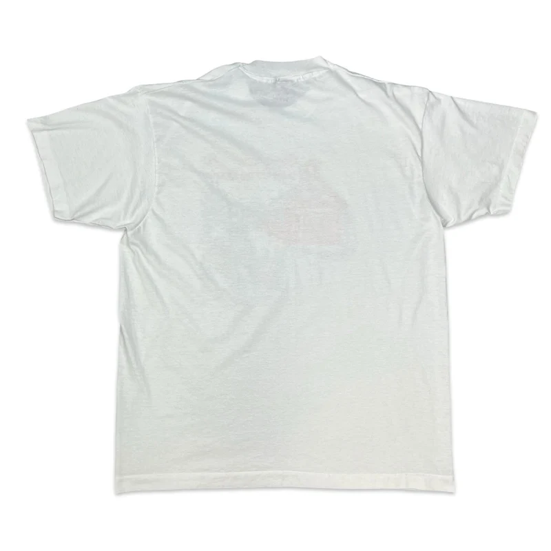 Vintage 90s Screen Stars "Christmas at Nan Gray Davis" White Graphic Tee XL