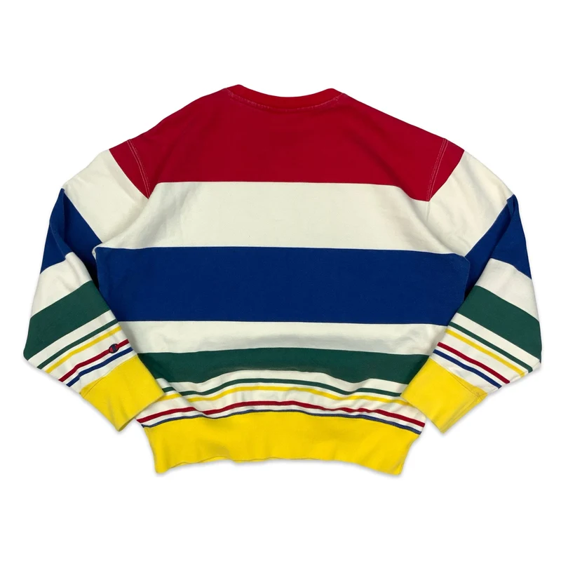 Champion Rainbow Striped Sweatshirt