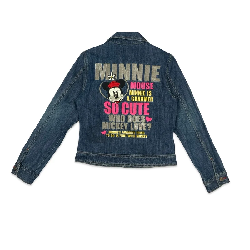 Vintage Minnie Mouse Denim Jacket 8 10