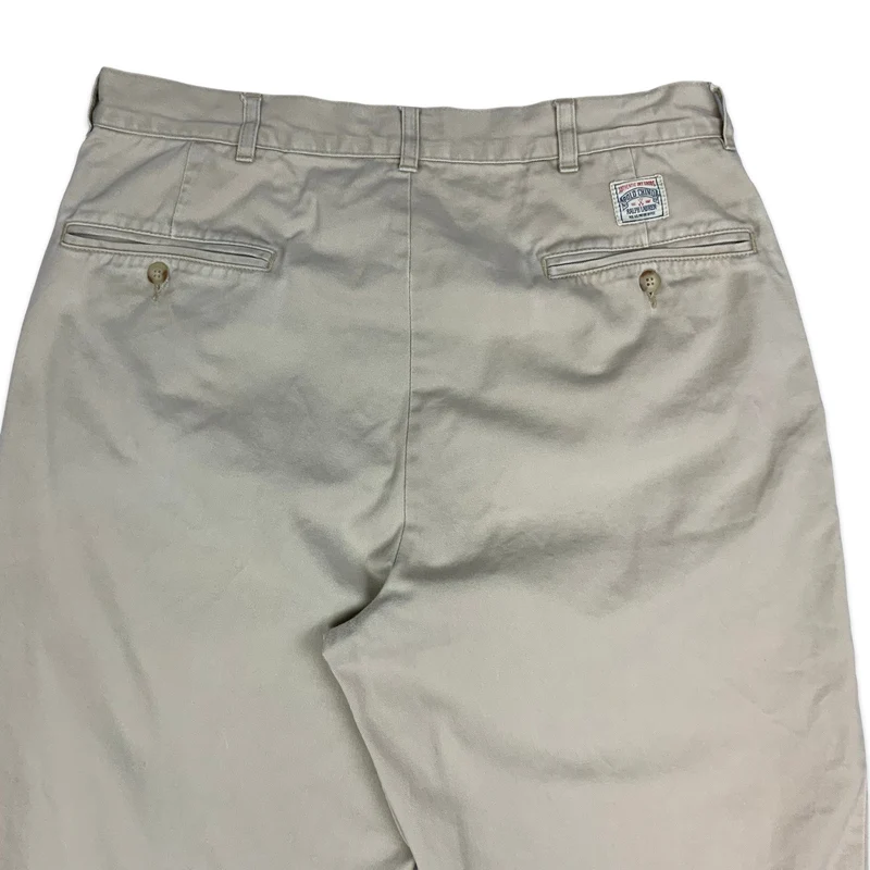 90s Beige Ralph Lauren Trousers W33 L30