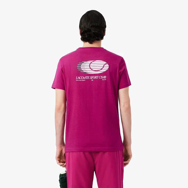 T-SHIRT LACOSTE CORE PERFORMANCE TRAINING GRAPHIC BALLE