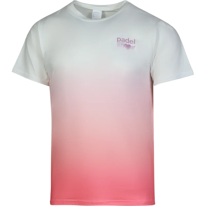 T-SHIRT PADEL MON AMOUR FADE