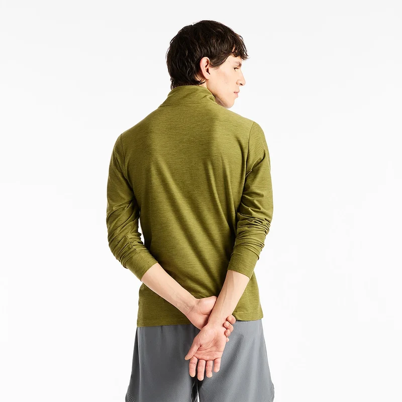 T-SHIRT MANCHES LONGUES NEW BALANCE 1/4 ZIP SPORT ESSENTIALS