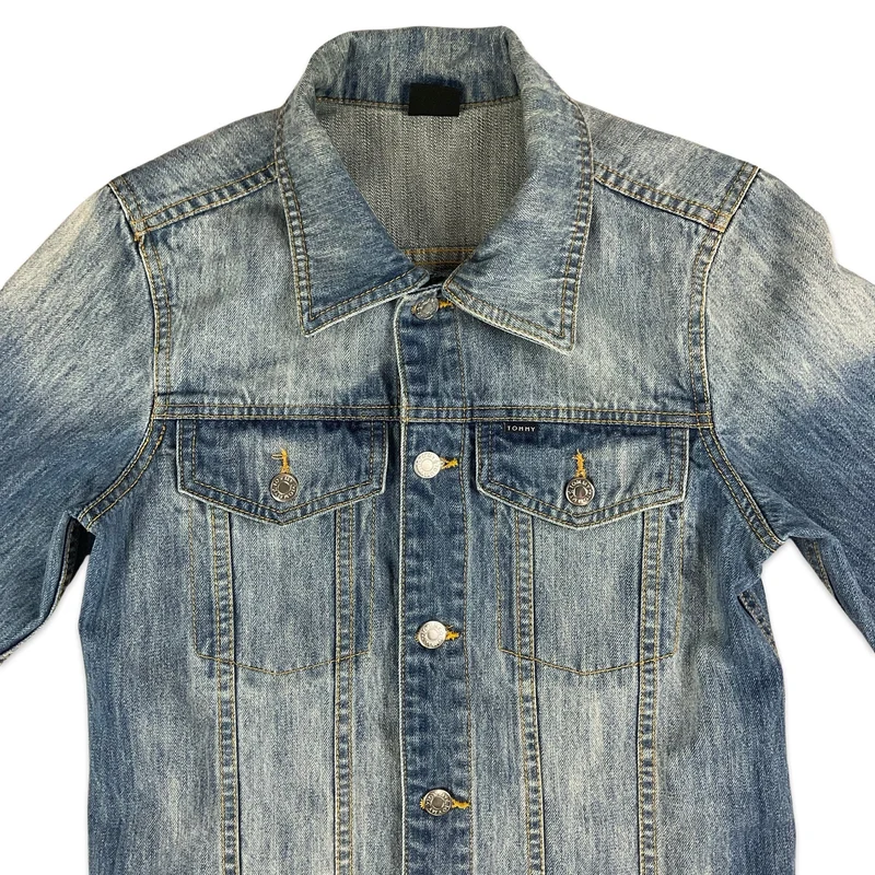 90s Two Tone Light Denim Jacket 8 10
