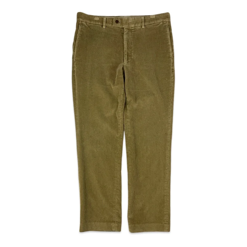 Brown Corduroy Trousers 35W 30L