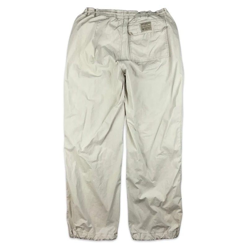 90s Y2k Beige Cargo Trousers W34/36 L30