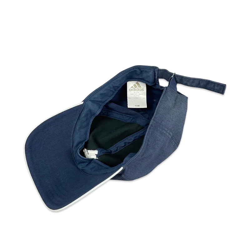 00s Vintage Navy White Adidas Cap