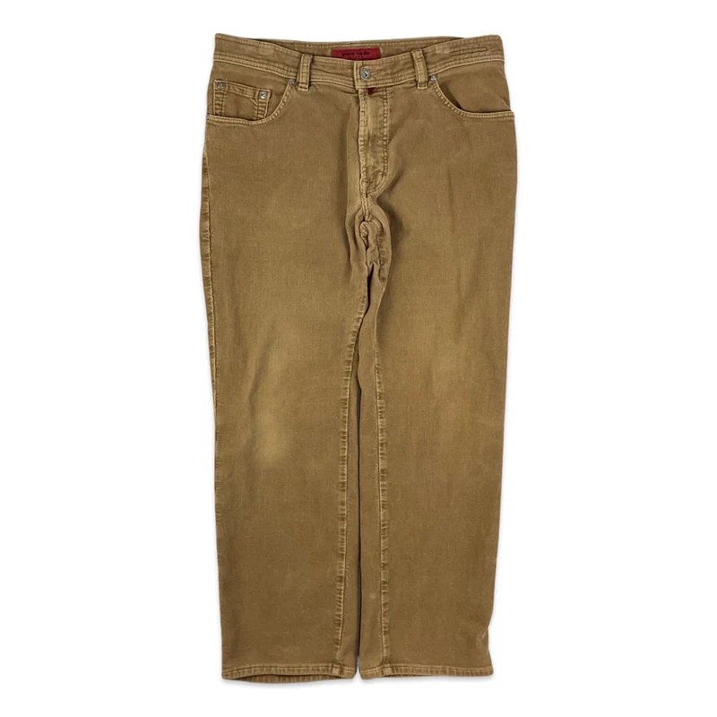 Vintage Pierre Cardin Brown Corduroy Trousers 37W 28L