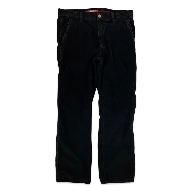 Carrera Black Corduroy Trousers 35W 29L