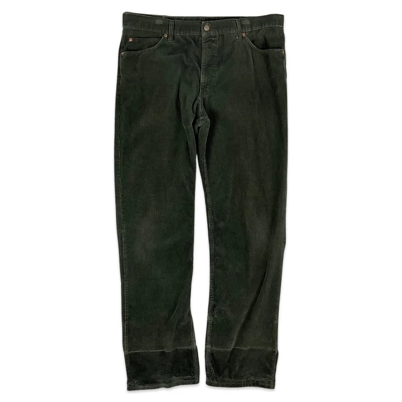 Vintage Carrera Green Corduroy Trousers 39W 33L