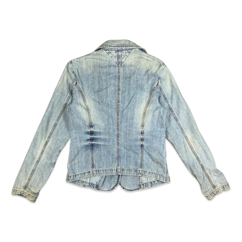 Tommy Hilfiger Blue Denim Blazer 10 12