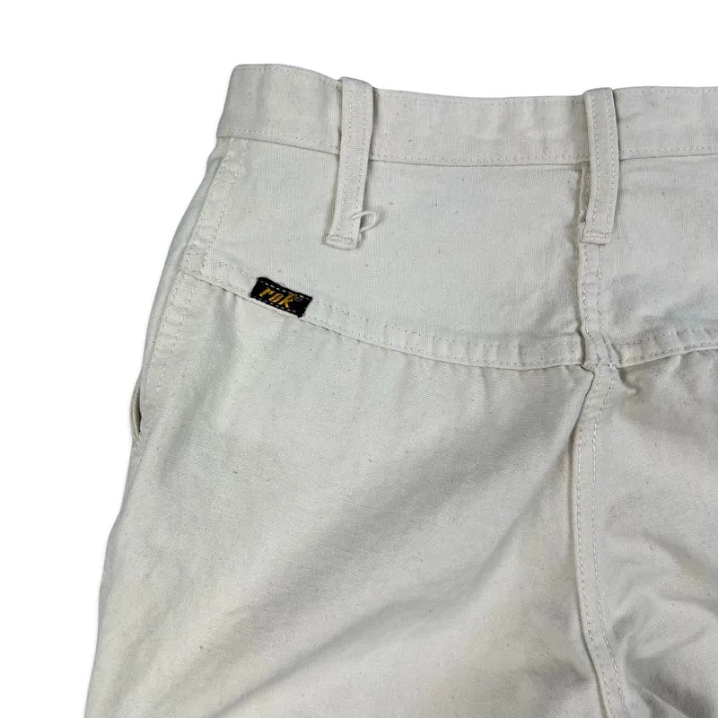 Vintage Y2K Vintage Ecru Cream Flared Jeans 8