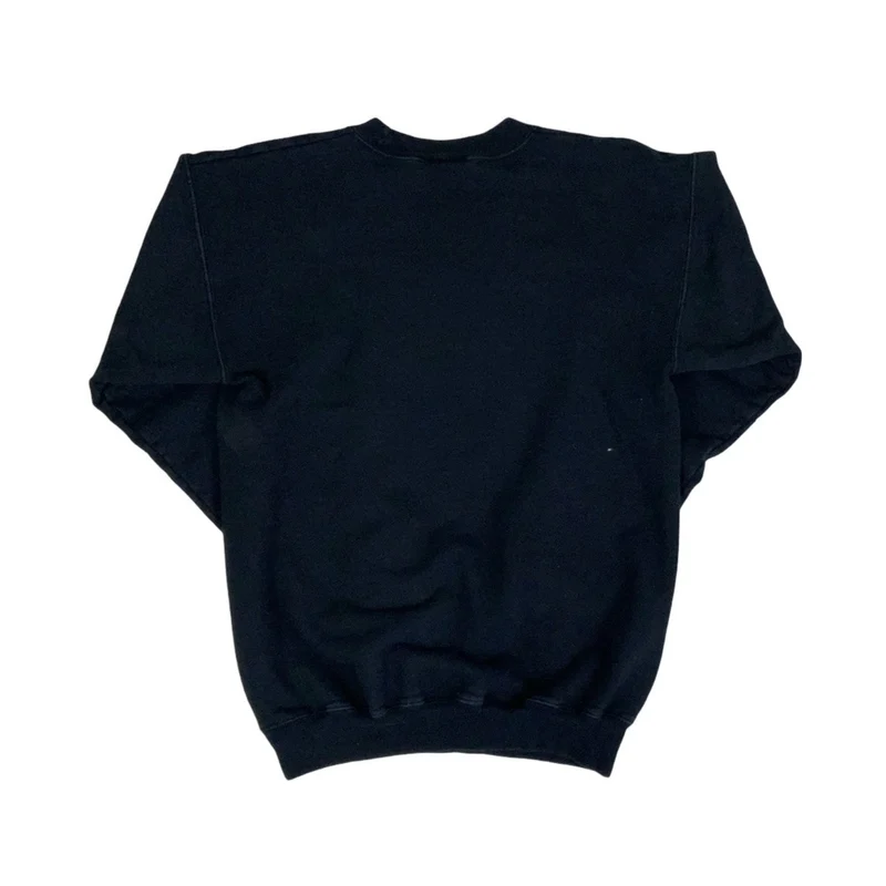 Vintage 90s 'Thrasher Magazine' Black Red Spell-Out Graphic Sweatshirt S M