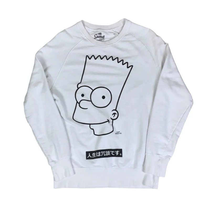 Vintage 90s 'The Simpsons' Bart Simpson Cartoon Graphic Sweatshirt S M