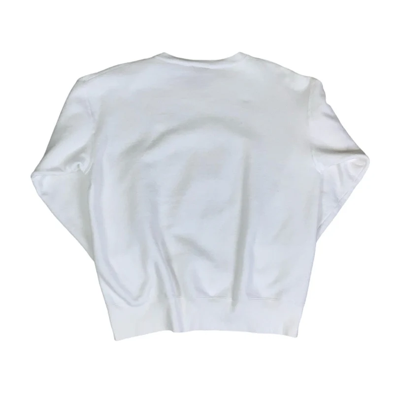 Vintage 90s 'Mann's Tavern' Suffolk, England 'Delta' White Crest Graphic Sweatshirt