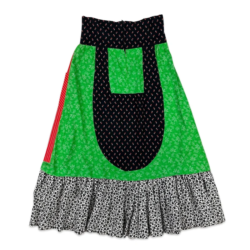 90s Style Vintage Folk Tiered Skirt 6