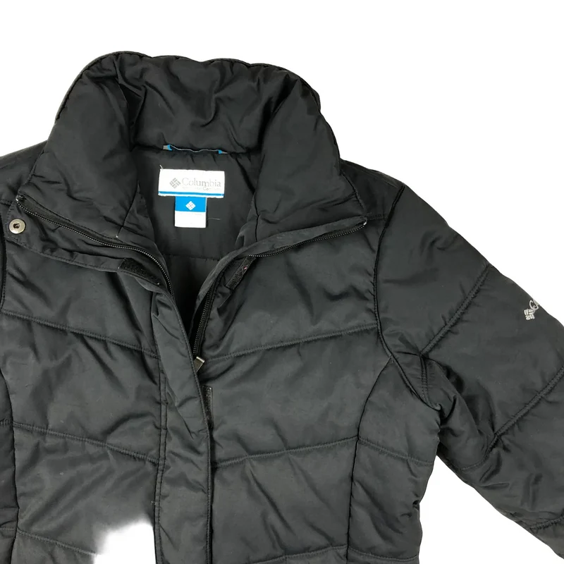 Vintage Y2K Columbia Black Puffer Outdoor Jacket Extra Small