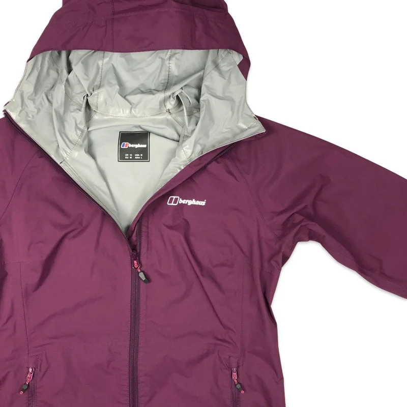 Vintage Y2K Berghaus Purple Raincoat Windbreaker Outdoor Jacket Medium