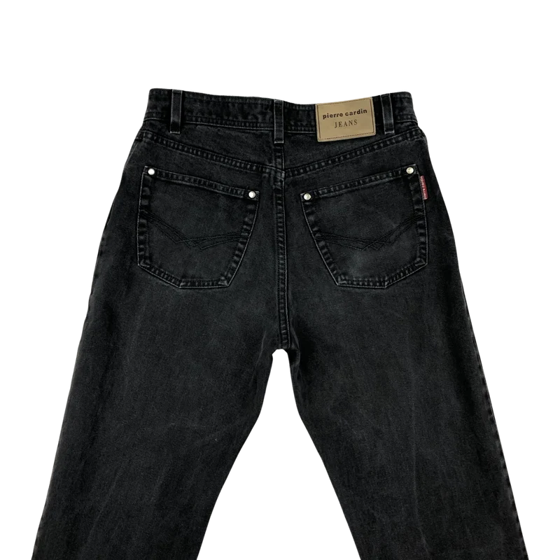 Vintage Pierre Cardin Black Jeans 32W 30L
