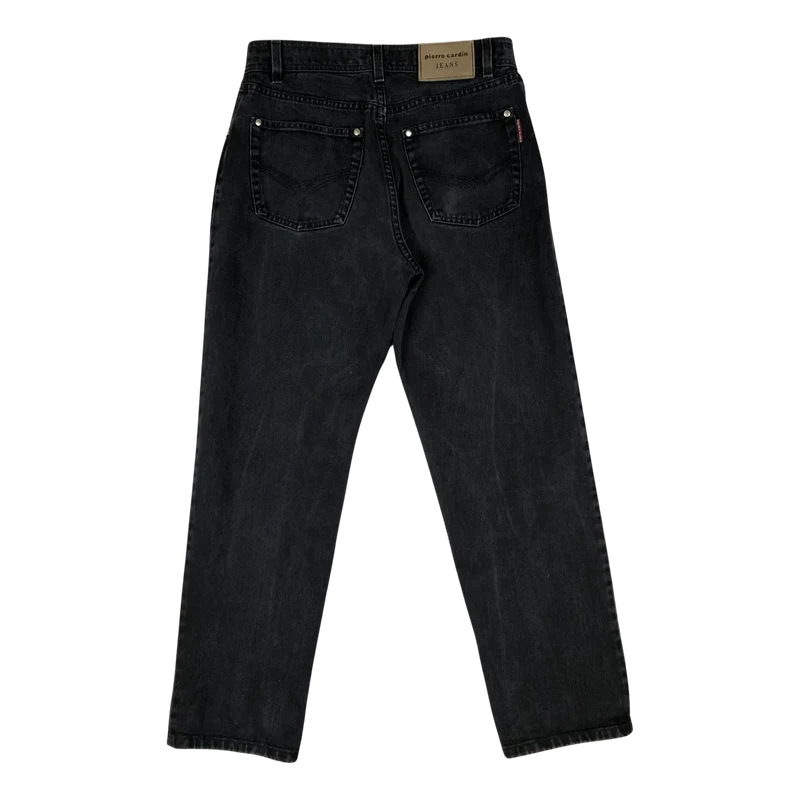 Vintage Pierre Cardin Black Jeans 32W 30L
